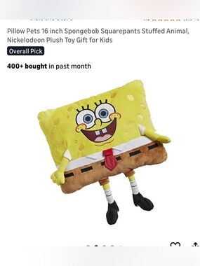 16" SpongeBob Pillow Pet